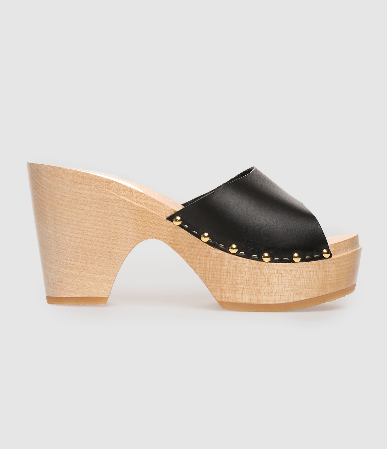 Sabots Ydil Cuir Noir
