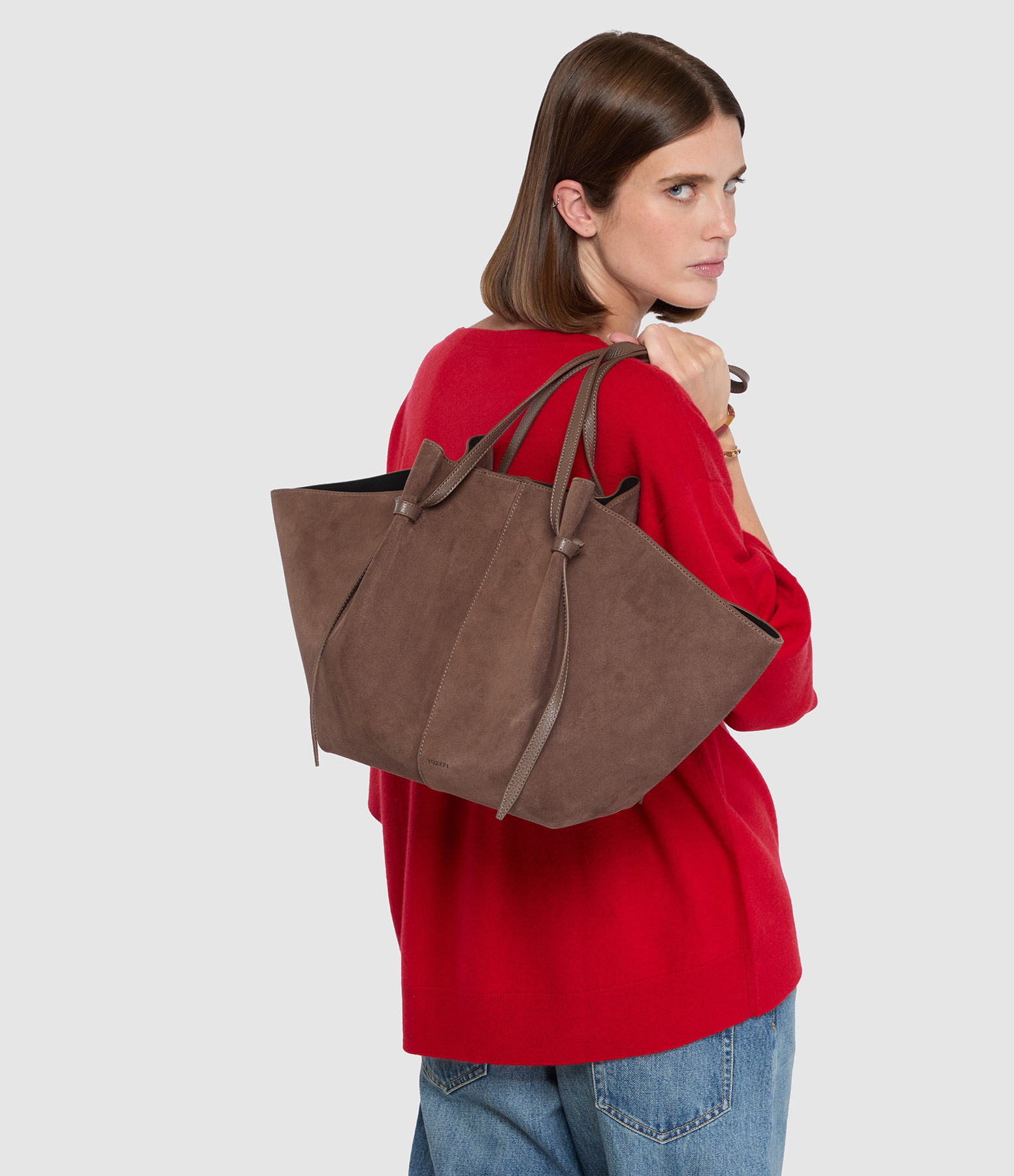 Sac Large Mochi Suédé Nutmeg