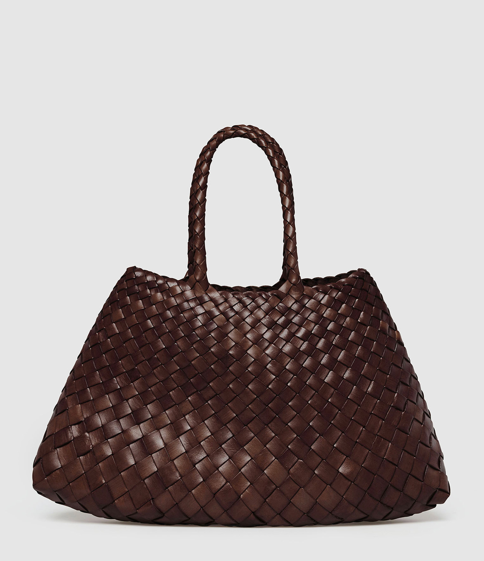Sac Santa Croce Small Cuir Dark Brown