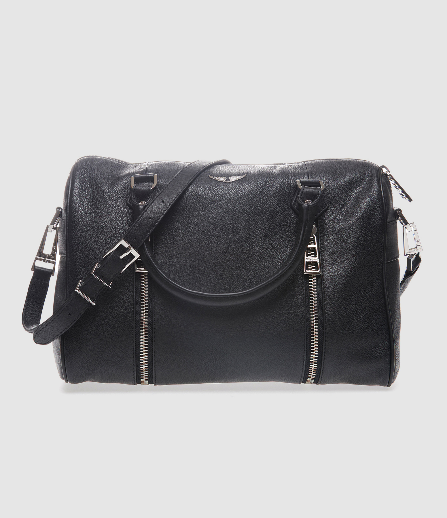 ZADIG & VOLTAIRE - Sac Sunny Medium Cuir Grain?� Noir