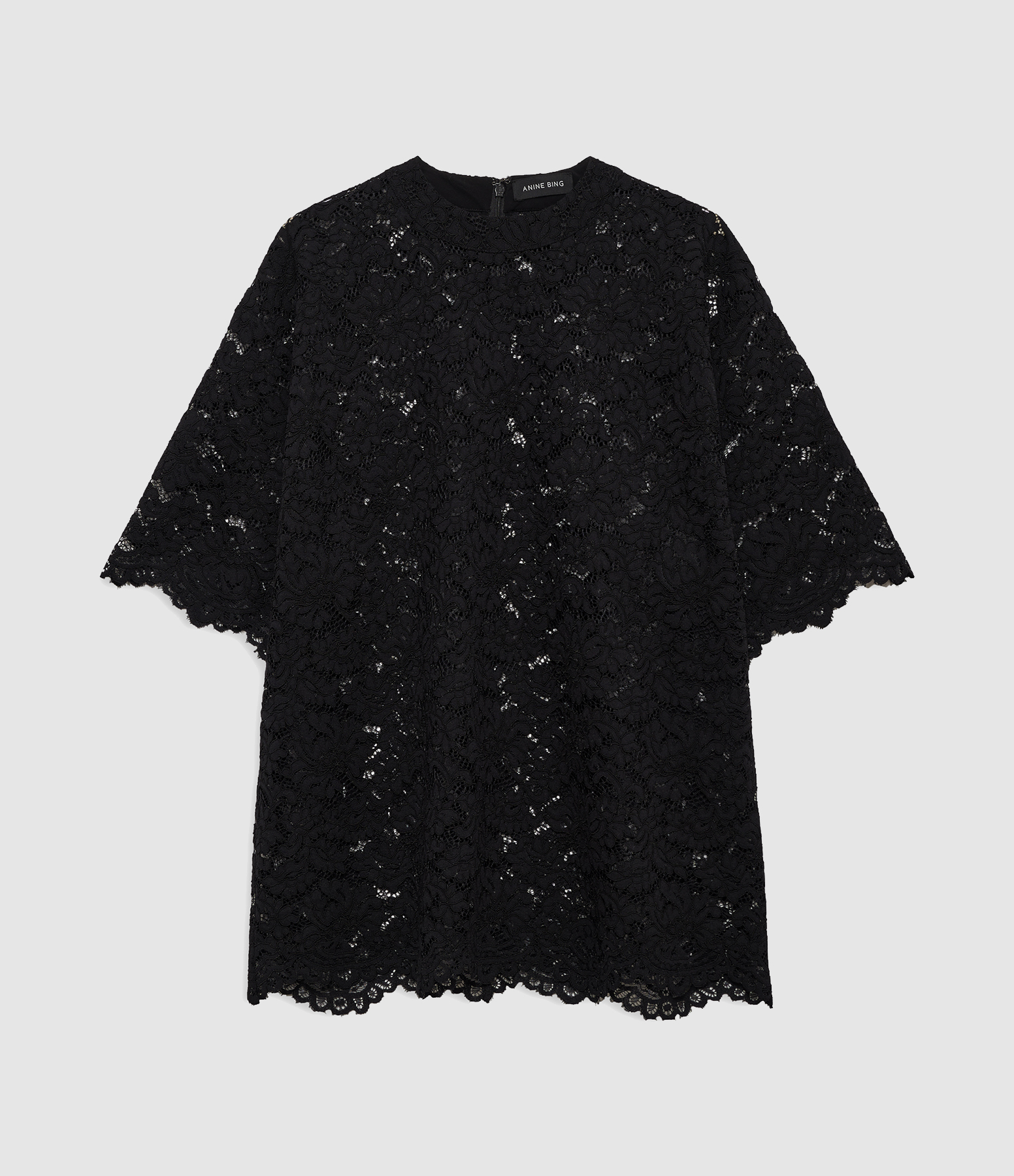 Top Zeina Black Lace