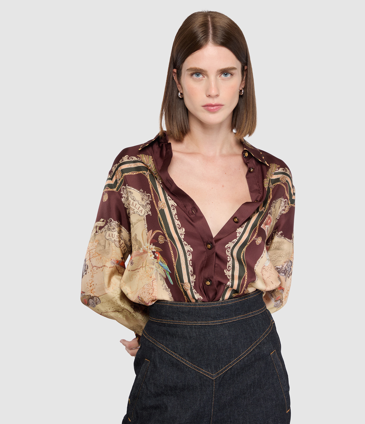 Chemise Plum Scarf