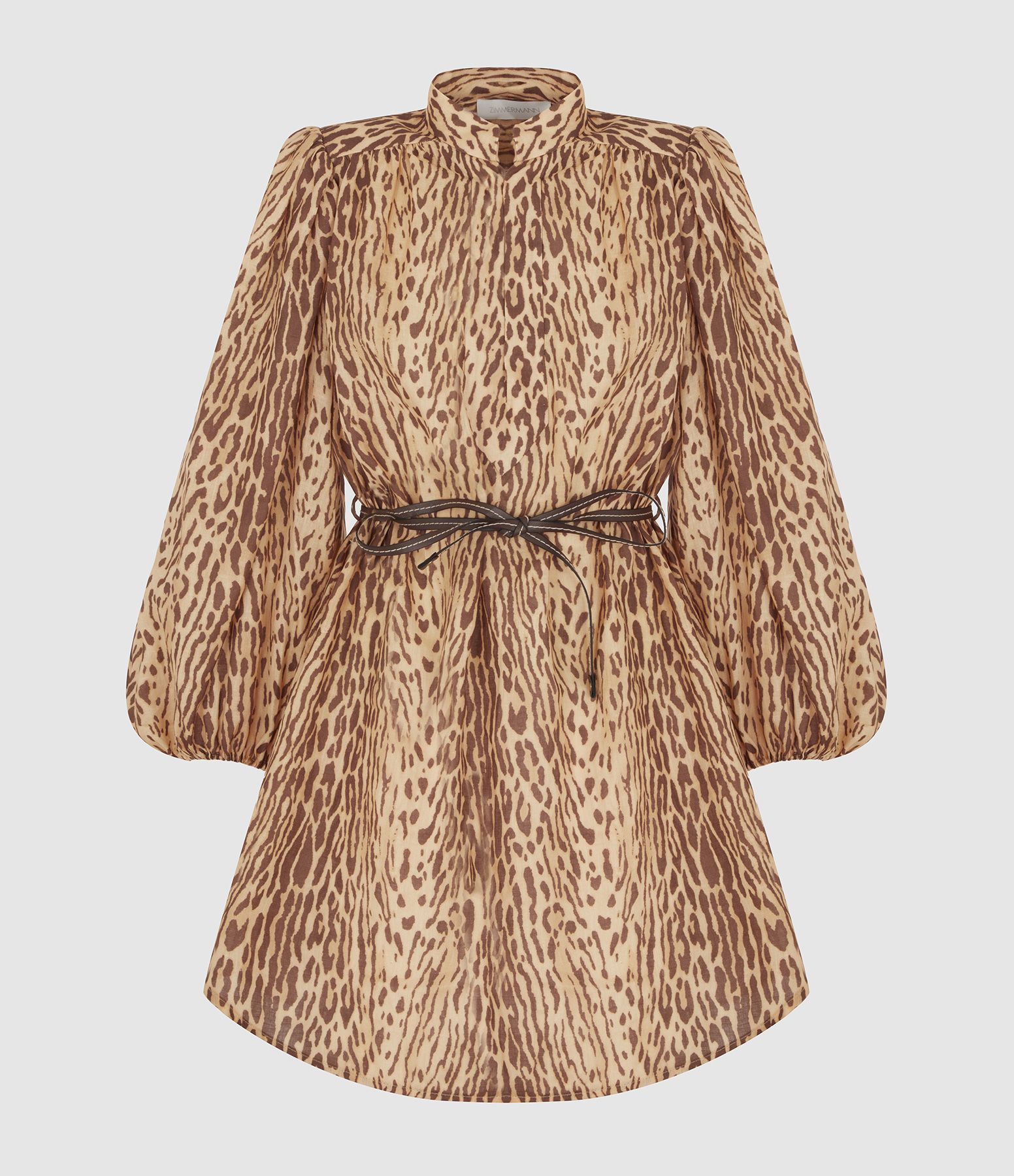 Robe Courte Cascadian  Tan Leopard