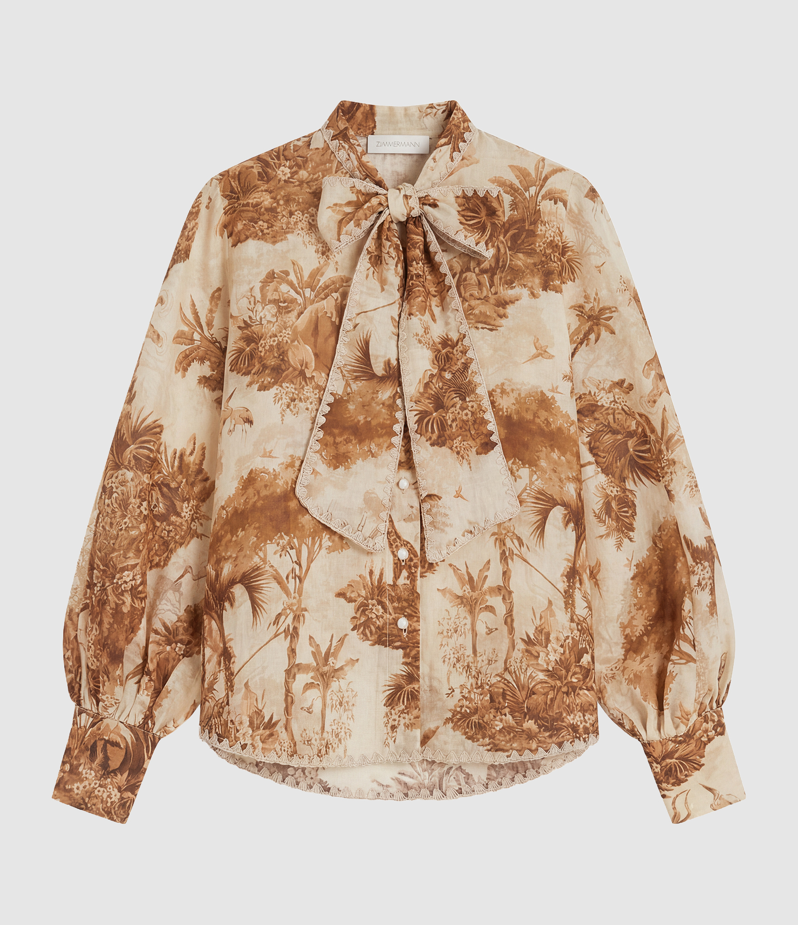 Blouse Coffee Safari
