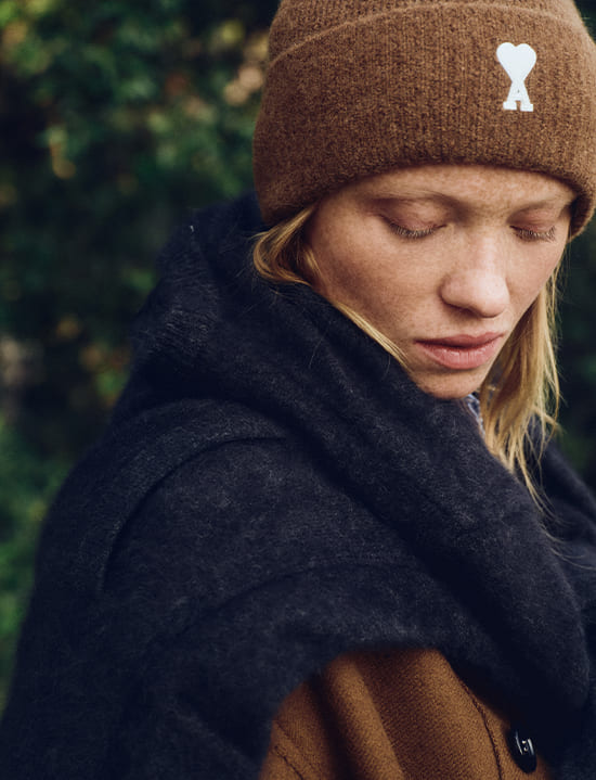 Bonnet Ami De Coeur Noisette Ecru