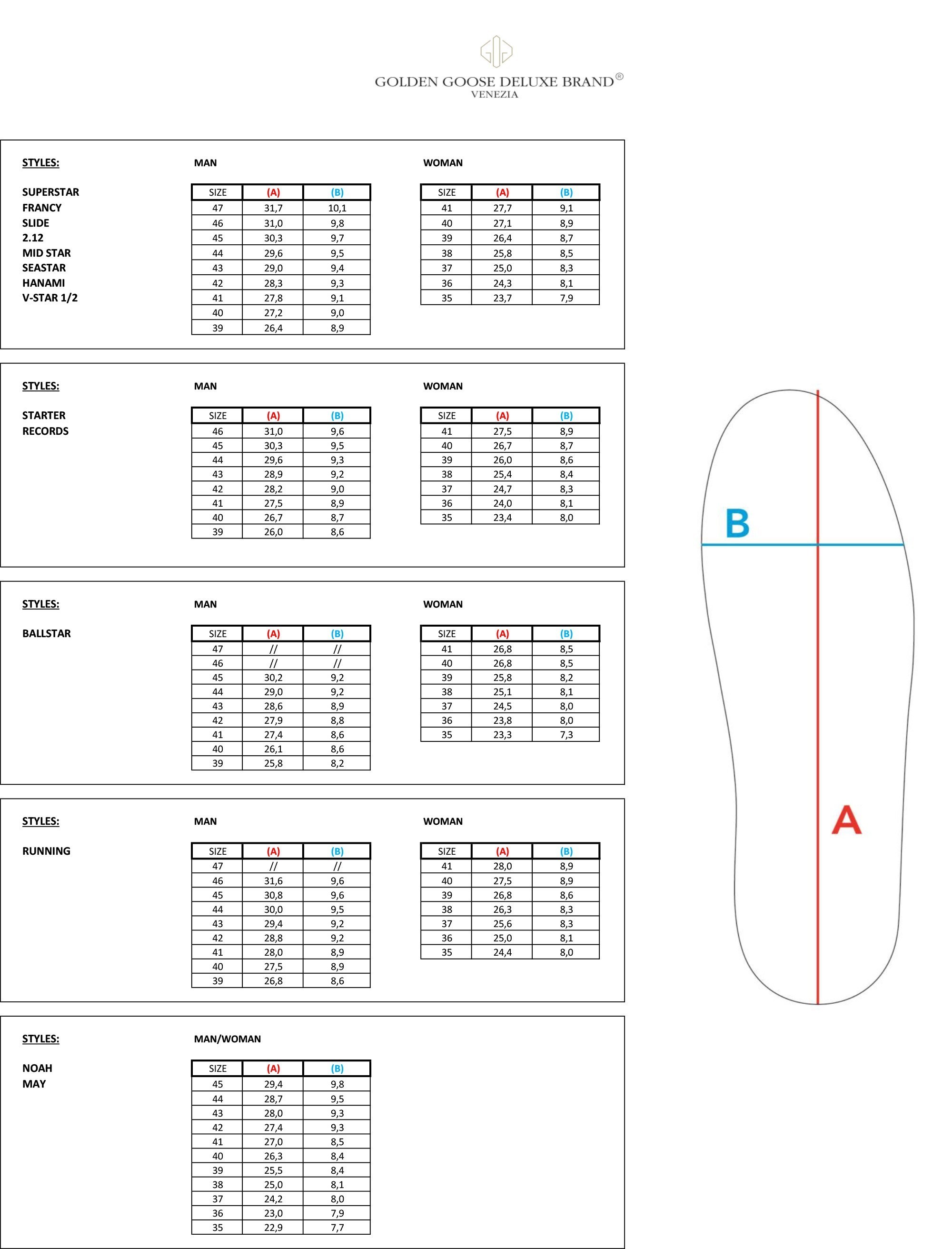 guide taille chaussure vans